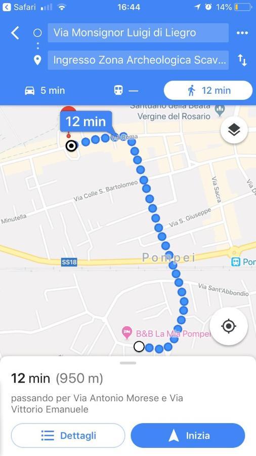B&B La Mia Помпей Екстериор снимка